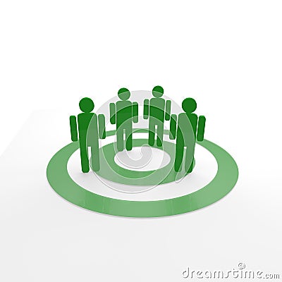 Target group Stock Photo