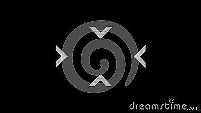 Target HUD technological futuristic elements. Sci Fi elements. Loading, target, intro. Information, infographic concept Stock Photo