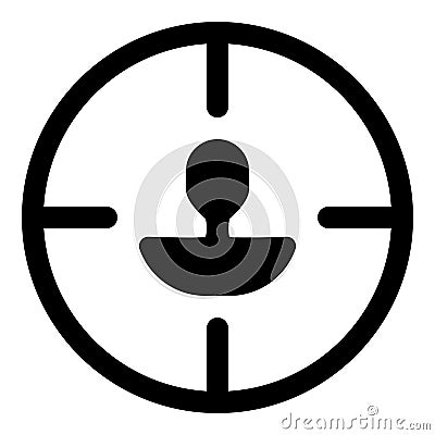 Target icon Stock Photo