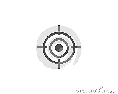 Target icon vector Vector Illustration