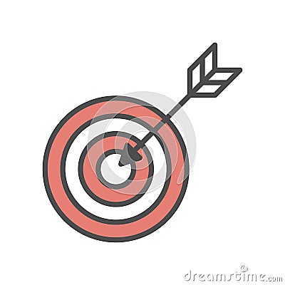 target icon. Vector Illustration