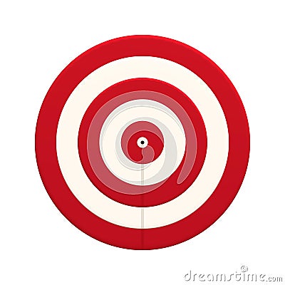 Target learning target red and white target premium target print target Stock Photo