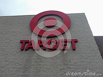 Target logo sign on store front Editorial Stock Photo