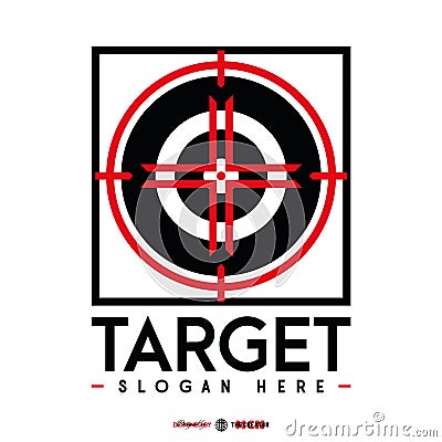 Target logo vector design concept Vector Illustration