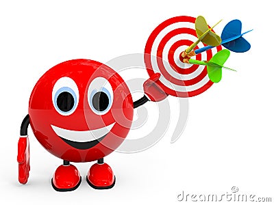 Target. Success concept. Stock Photo