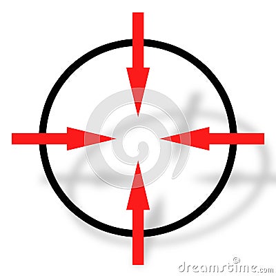 Target symbol Vector Illustration