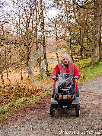 Tarn hows tramper Editorial Stock Photo