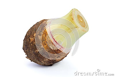 Taro root Stock Photo