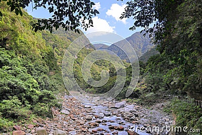 Taroko Shakadang trail Stock Photo