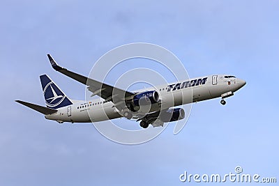 Tarom 737-800 Editorial Stock Photo