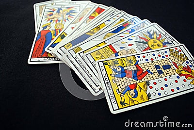 Tarot cards Stock Photo