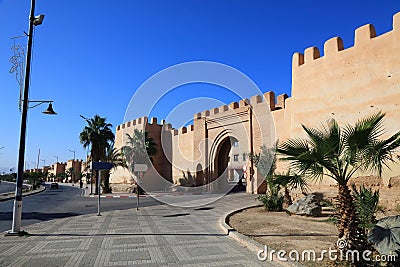 Taroudant city gate in Morocco Stock Photo
