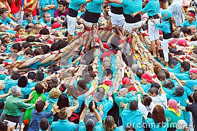 Tarragona, Spain - October 4, 2014 Editorial Stock Photo