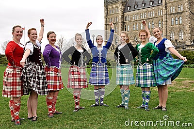 Tartan Day in Ottawa Editorial Stock Photo