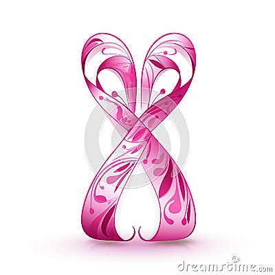 Tartan plaid ribbon dark blue ribbon zta pink ribbon breast awareness pins hobby lobby christmas ribbon Vector Illustration