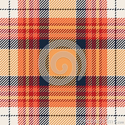 Tartan scotland seamless plaid pattern vector. Retro background fabric. Vintage check color square geometric texture Vector Illustration