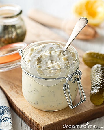 Tartar Sauce Stock Photo