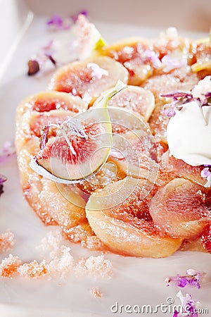 Tarte tatin Stock Photo