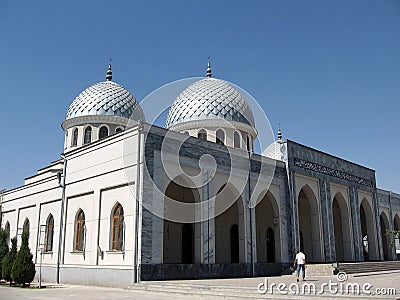 Tashkent Juma Mosque Two cupolas September 2007 Editorial Stock Photo