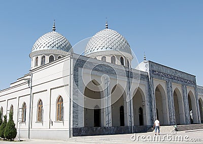 Tashkent Juma Mosque Two cupolas 2007 Stock Photo