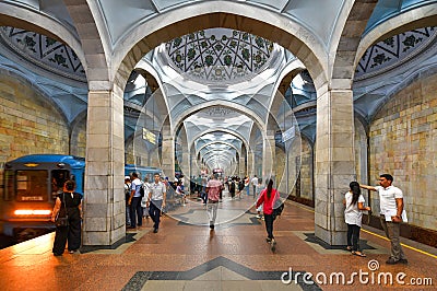 Alisher Navoi Metro - Tashkent, Uzbekistan Editorial Stock Photo