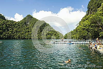 TASIK DAYANG BUNTING Editorial Stock Photo