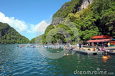 Pulau Dayang Bunting Island Editorial Stock Photo