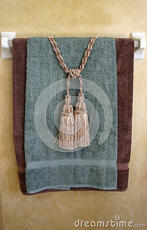 Tassels and Towels Stock Photo