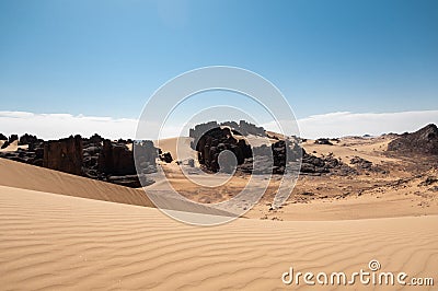 Tassili Ahaggar Stock Photo