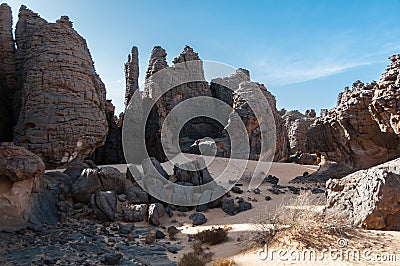 Tassili N'Ajjer Stock Photo