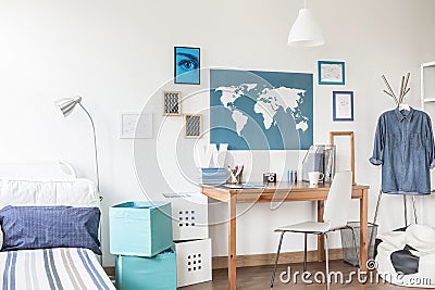 Tasteful space for boys Stock Photo