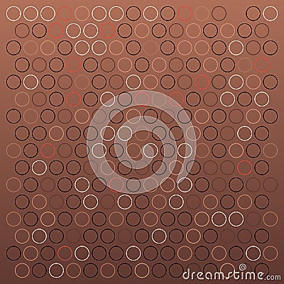 Tasty brown coffee chocolate background with circles Stock Photo