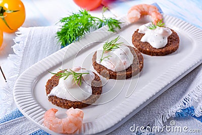 Tasty crab salad Stock Photo