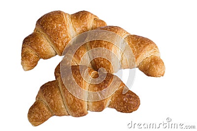 Tasty croissants Stock Photo