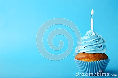 Tasty cupcake Stock Photo