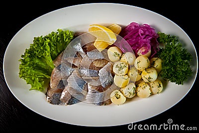 Tasty dish with Stock Photo