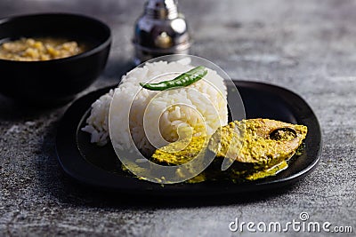 Tasty fish hilsa Stock Photo