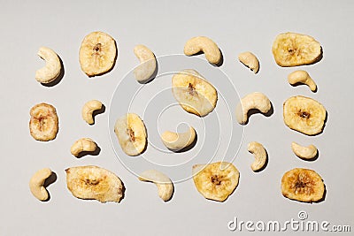 Tasty food concept - delicious dried fruits, tasty dried food Stock Photo