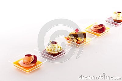 Tasty French dessert Stock Photo