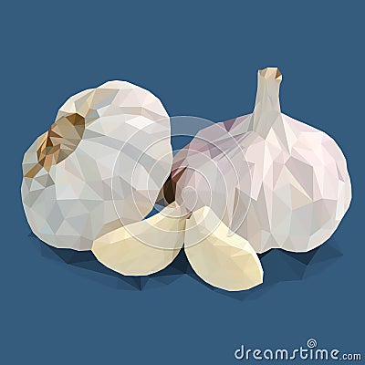 Tasty garlic Vector Illustration