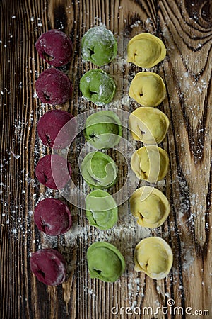 Tasty and healthy dumplings Stock Photo