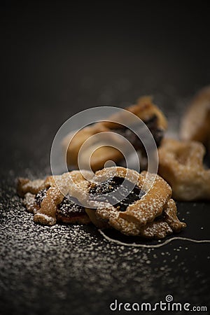 tasty italian handmade cake Stock Photo