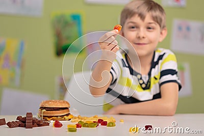 Tasty jelly beans Stock Photo