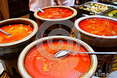 Tasty Malay Curry Stock Photo