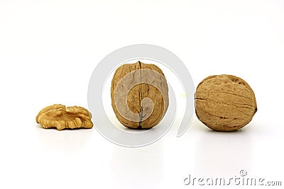 Tasty nuts Stock Photo