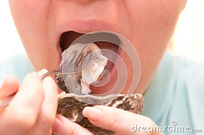 Tasty Oyster Stock Photo