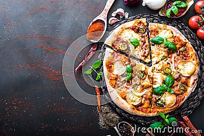 Tasty pizza Stock Photo