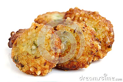 Tasty Sabudana vada Stock Photo