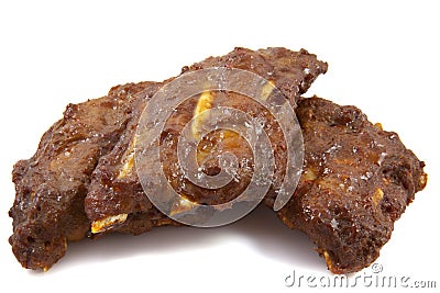 Tasty spareribs Stock Photo