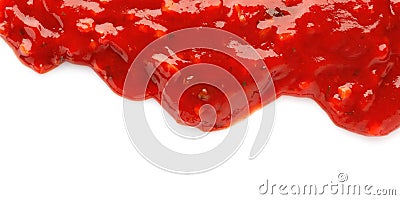 Tasty spicy chili sauce Stock Photo